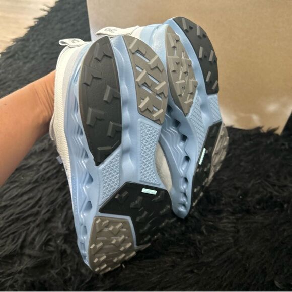 ON CLOUDSURFER Trail missiongrip glacier dust shoes sneakers sz 8 new in box - Picture 4 of 8